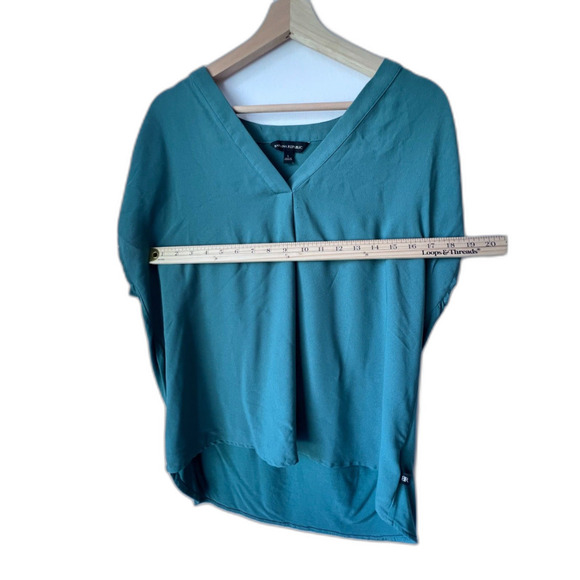Banana Republic green emerald women's sleeveless blouse top comfortable size L.‎ - Picture 4 of 9
